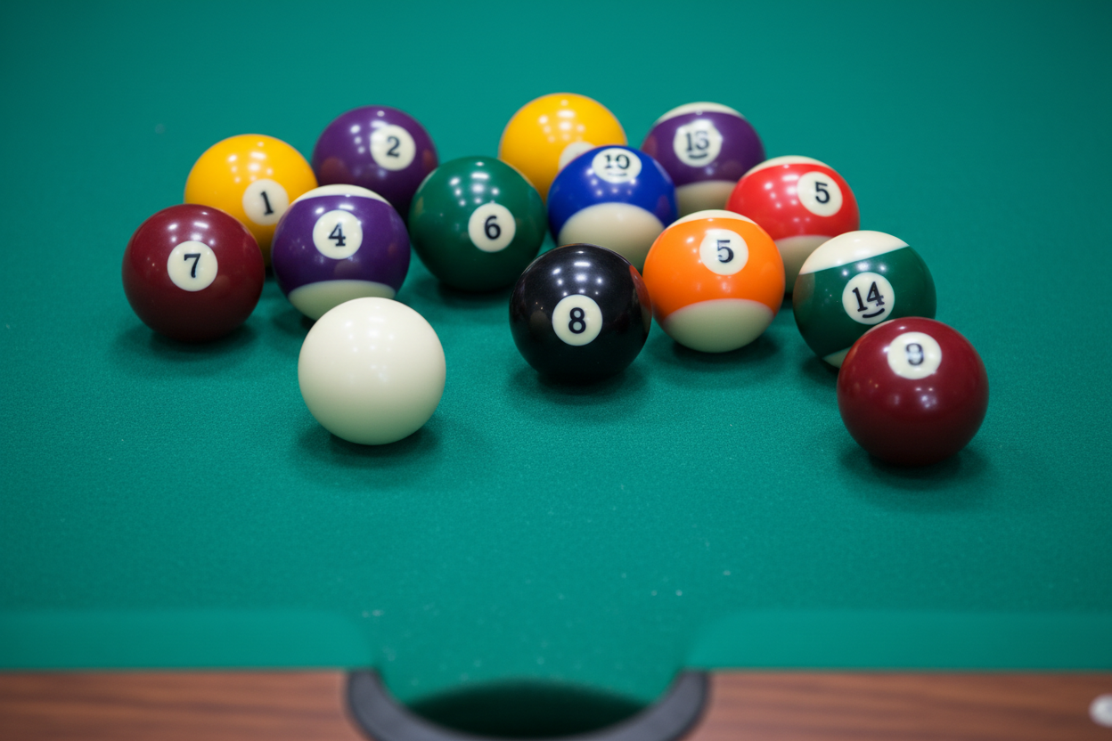 pool balls